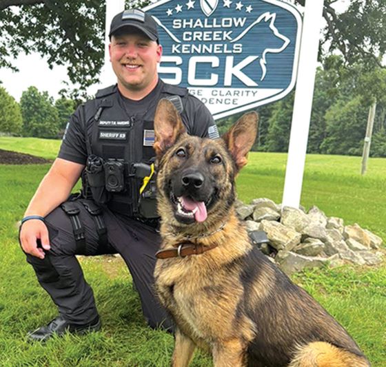 Deputy T.M. Harding and Lyza